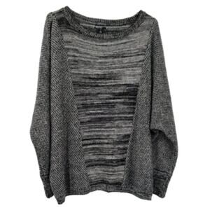 VALETTE Dolman Batwing Sleeve Gray Sweater Womens Size Extra Small